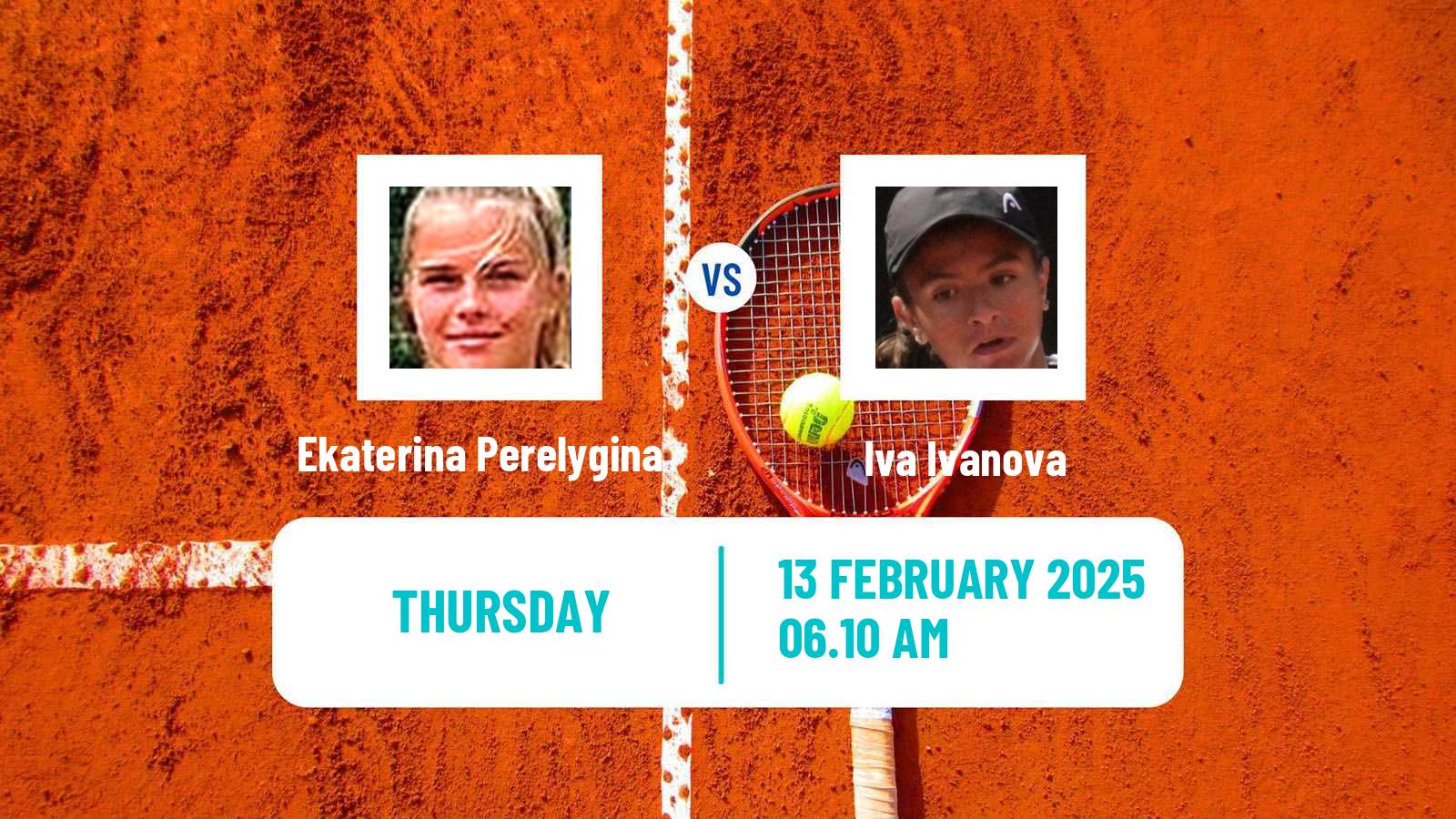 Tennis ITF W15 Sharm Elsheikh 3 Women Ekaterina Perelygina - Iva Ivanova