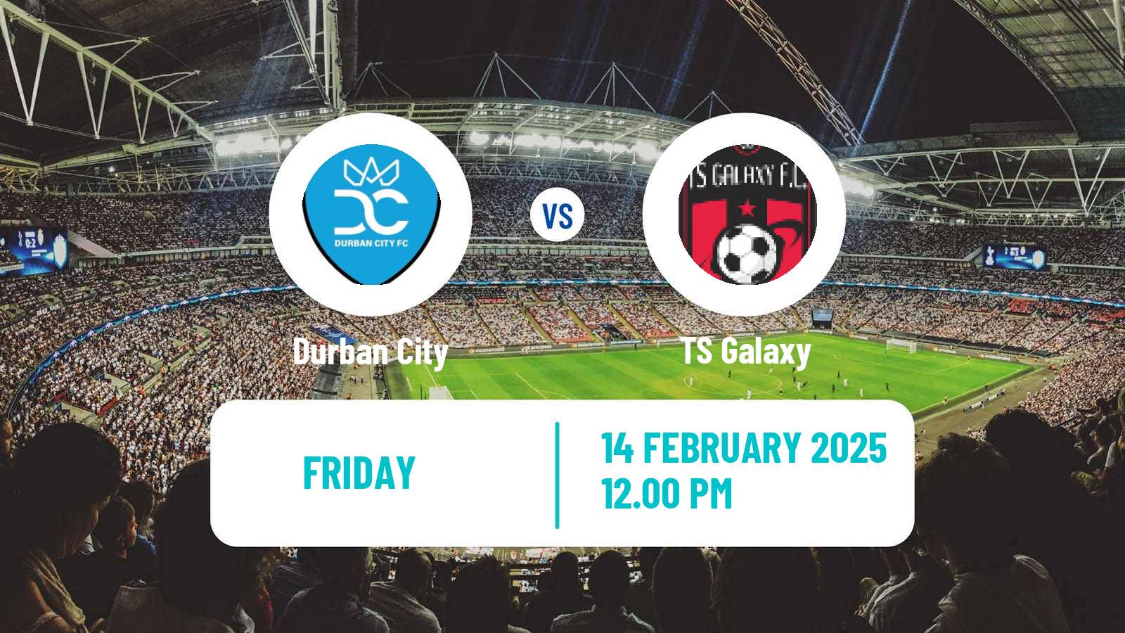 Football South African Nedbank Cup Durban City - TS Galaxy