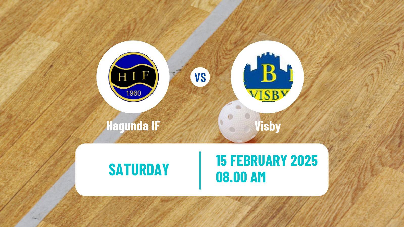 Floorball Swedish Allsvenskan Floorball Hagunda - Visby