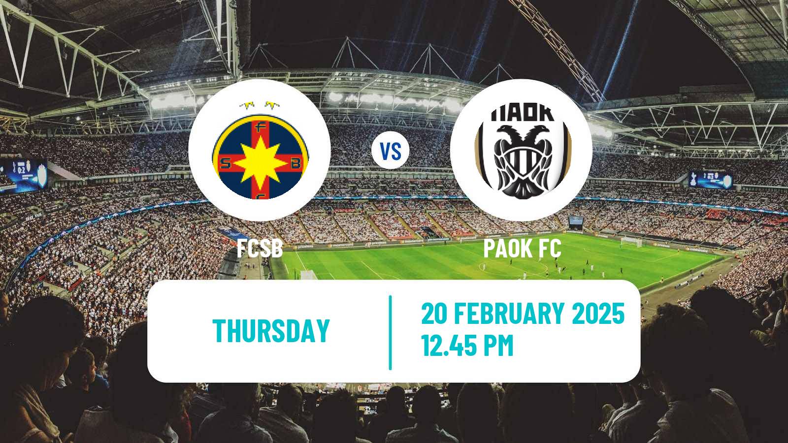 Soccer UEFA Europa League FCSB - PAOK