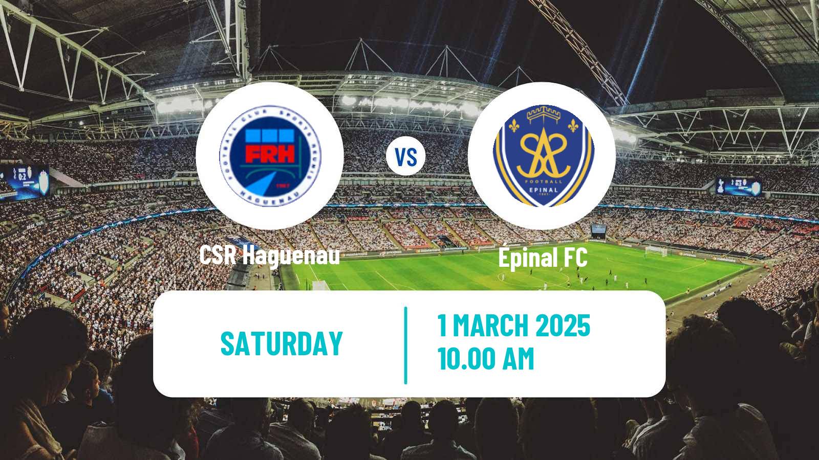 Soccer French National 2 - Group C Haguenau - Épinal