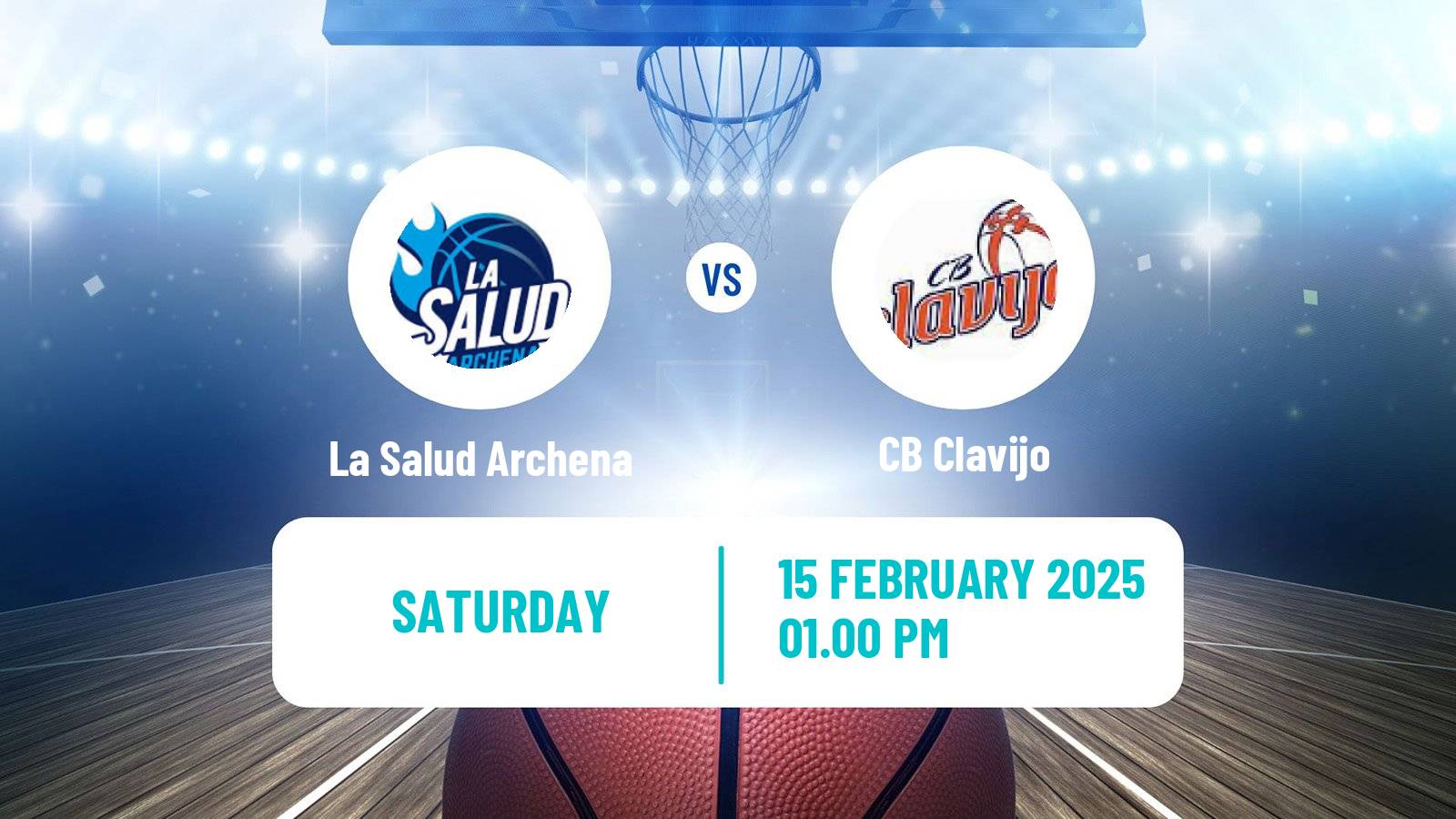 Basketball Spanish LEB Plata La Salud Archena - Clavijo