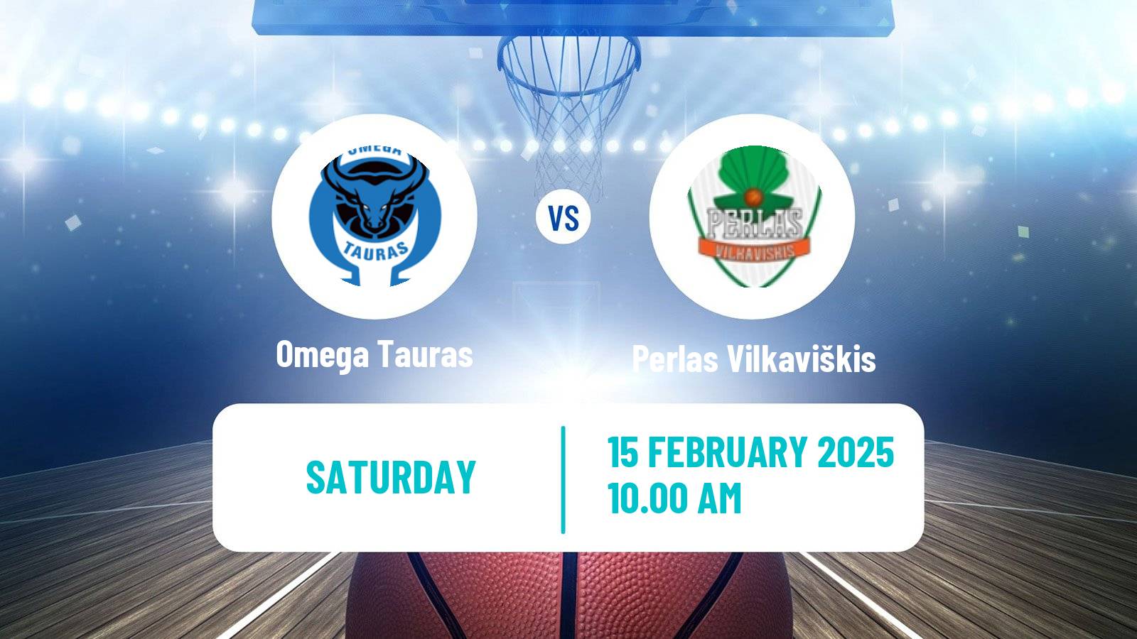 Basketball Lietuvos NKL Omega Tauras - Perlas Vilkaviškis
