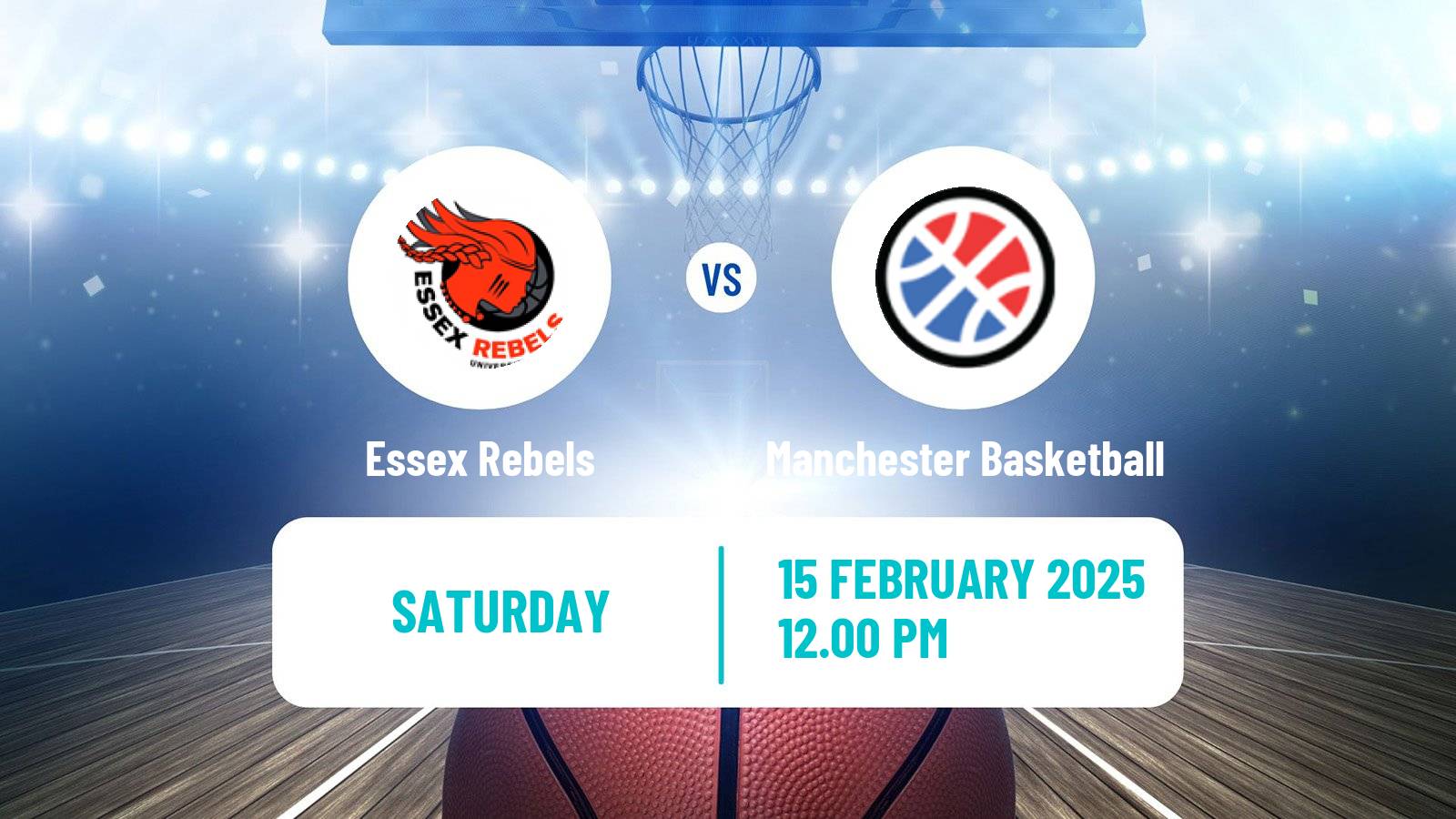 Basketball British WBBL Essex Rebels - Manchester Basketball
