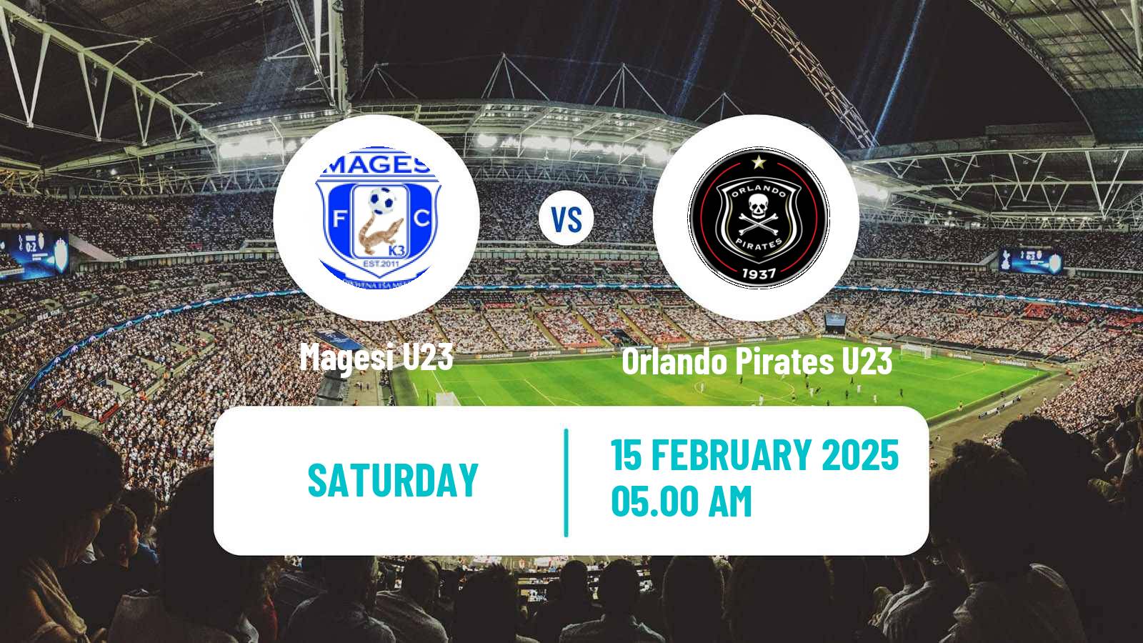 Football South African Diski Challenge Magesi U23 - Orlando Pirates U23