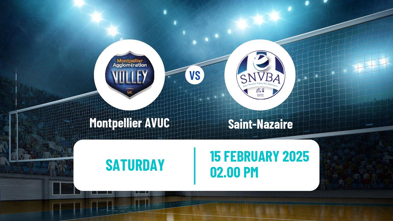 Volleyball French Ligue A Volleyball Montpellier - Saint-Nazaire