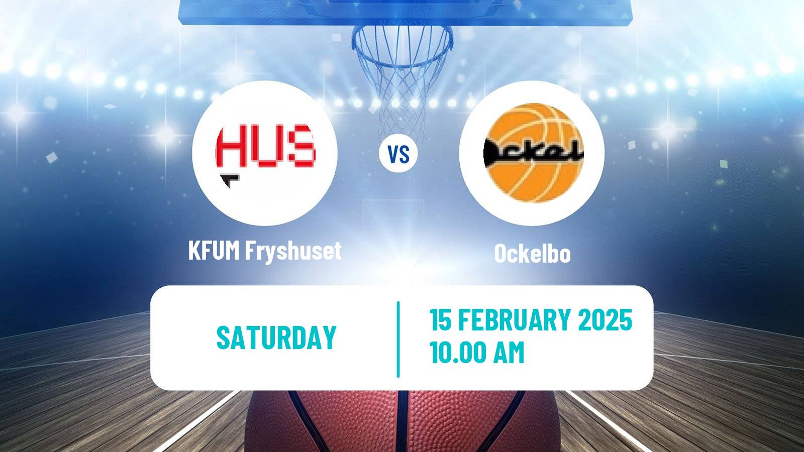 Basketball Swedish Superettan Basketball KFUM Fryshuset - Ockelbo