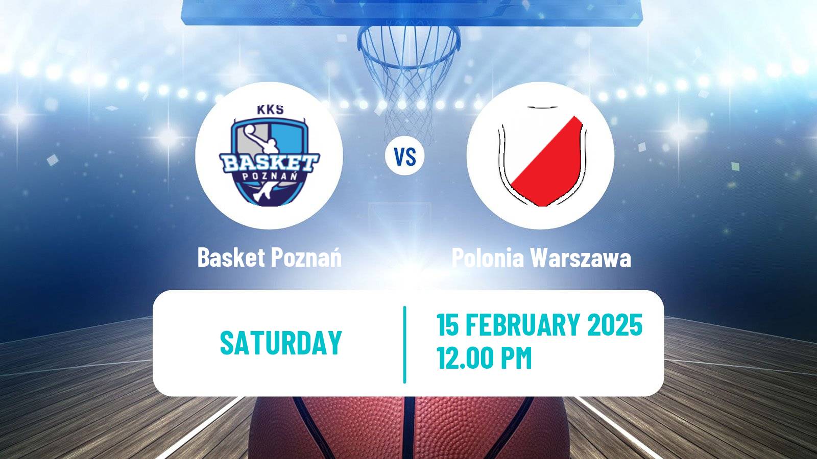 Basketball Polish 1 Liga Basketball Basket Poznań - Polonia Warszawa