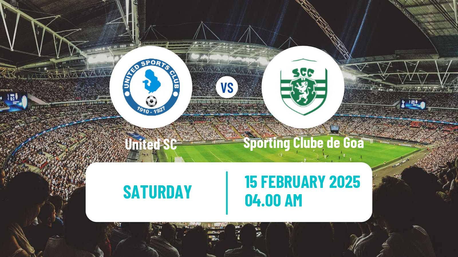 Soccer Indian I-League 2 United SC - Sporting Clube de Goa