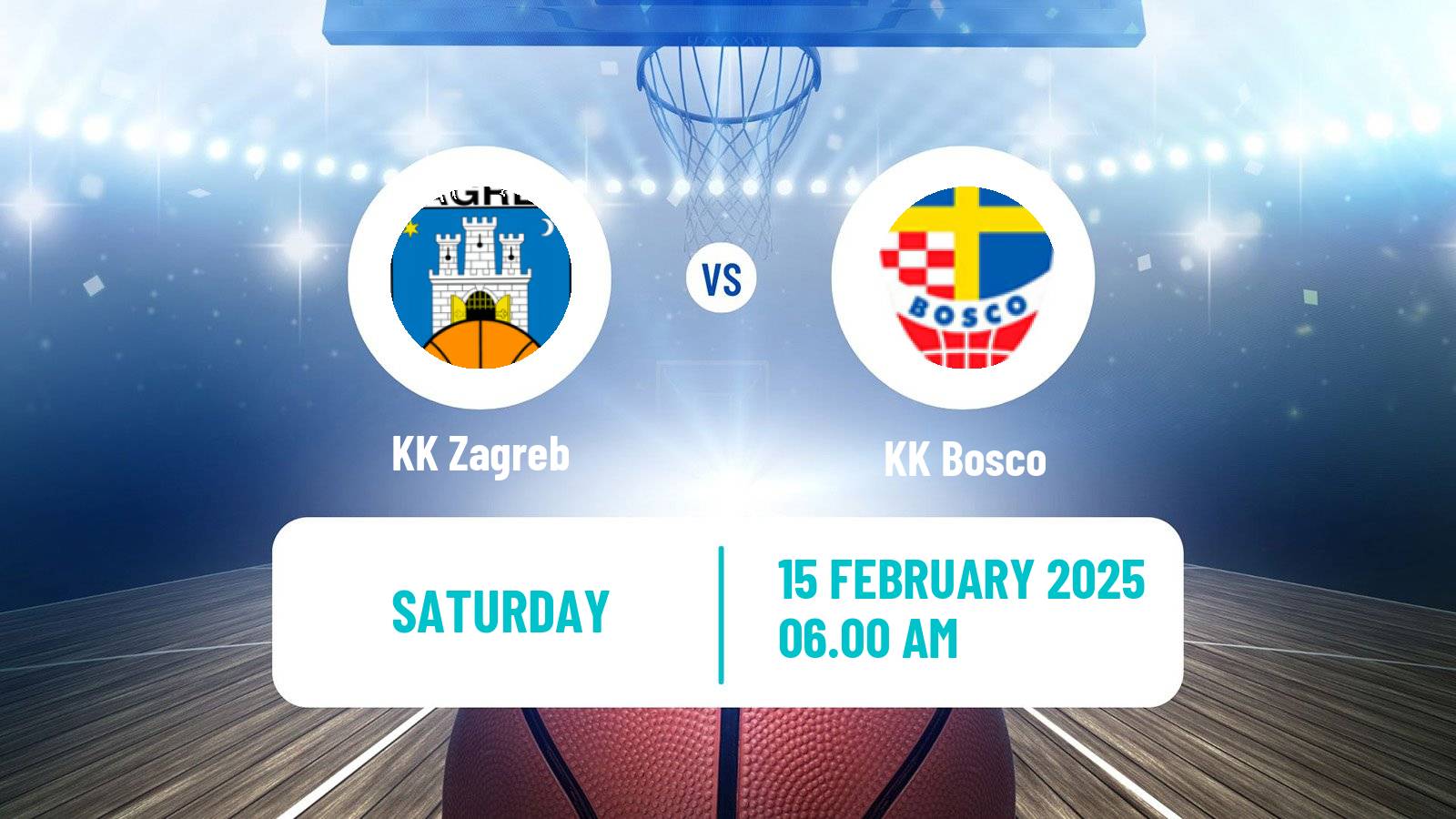 Basketball Croatian Prva Liga Basketball Zagreb - Bosco