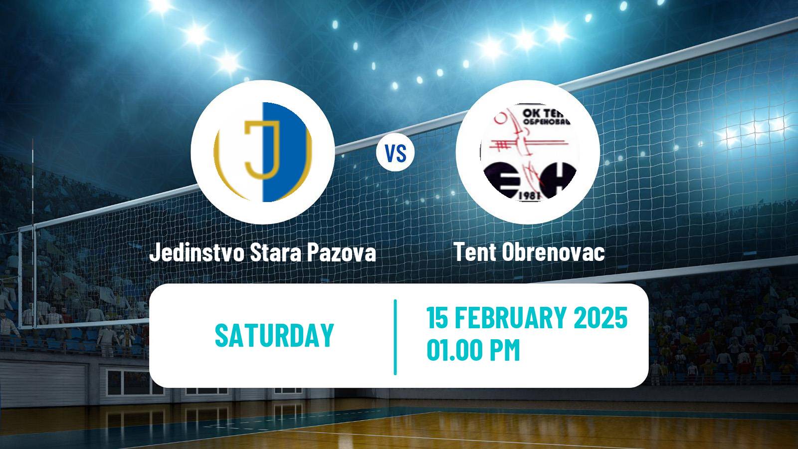 Volleyball Serbian Liga Volleyball Women Jedinstvo Stara Pazova - Tent Obrenovac