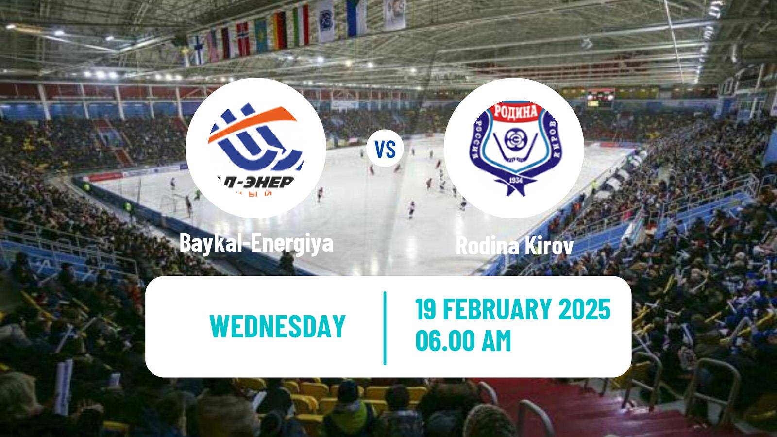 Bandy Russian Super League Bandy Baykal-Energiya - Rodina