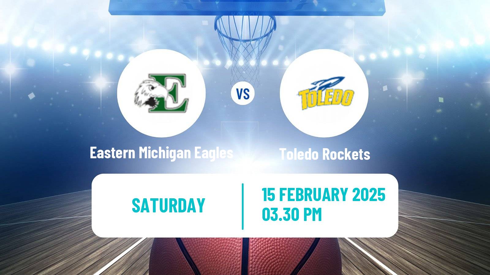 Basketball NCAA College Basketball Eastern Michigan Eagles - Toledo Rockets