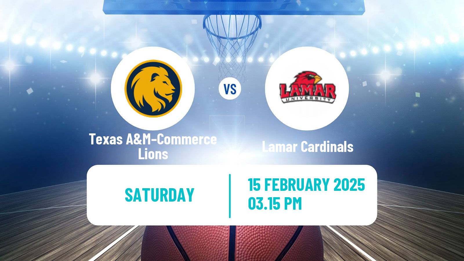 Basketball NCAA College Basketball Texas A&M–Commerce Lions - Lamar Cardinals