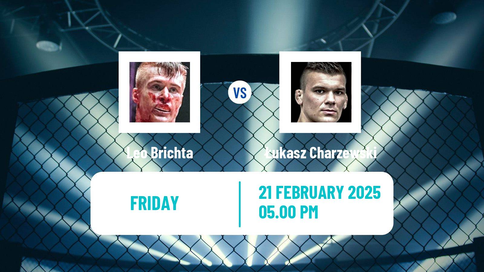 MMA Featherweight Ksw Men Leo Brichta - Łukasz Charzewski