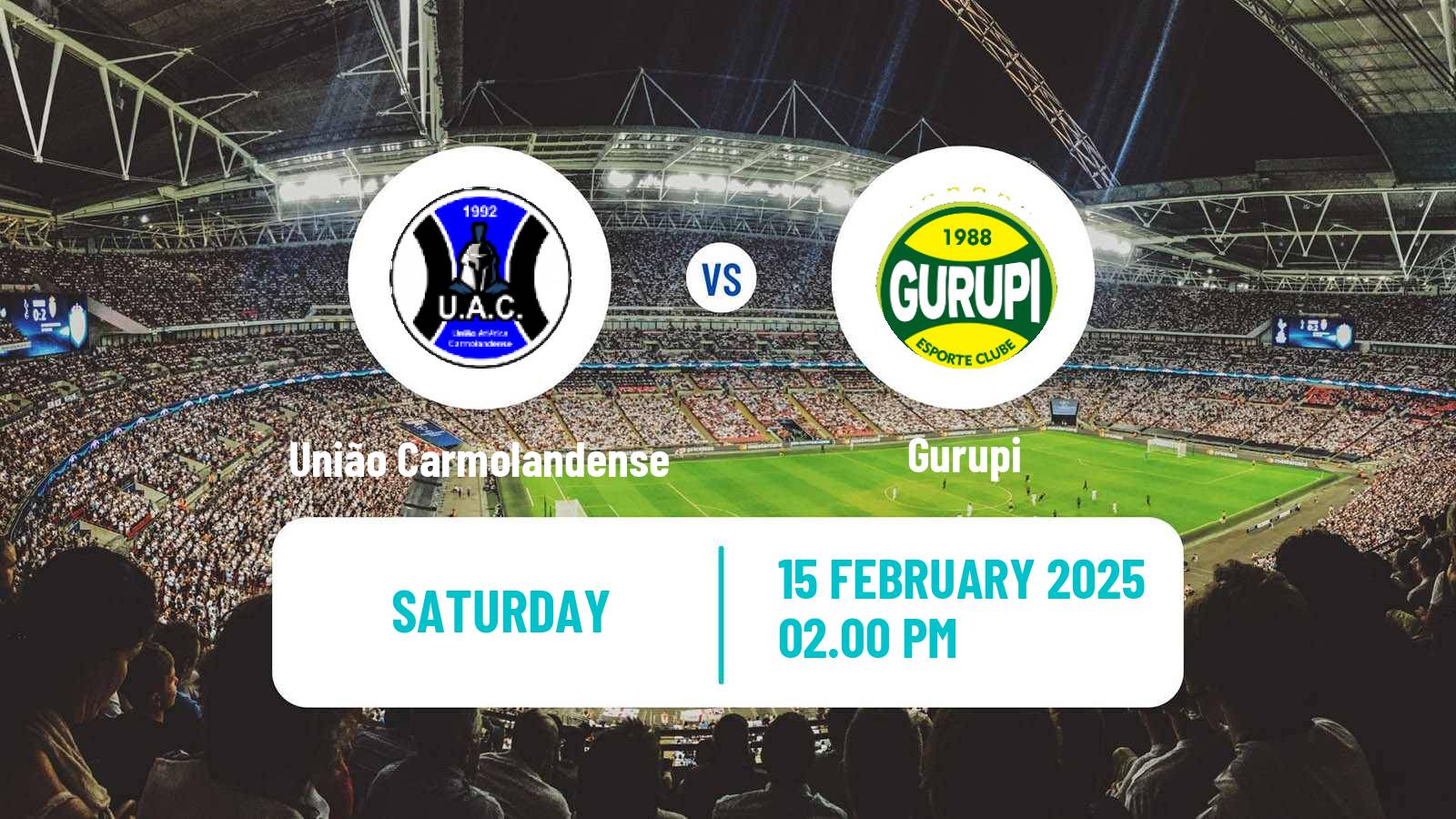 Football Brazilian Campeonato Tocantinense União Carmolandense - Gurupi