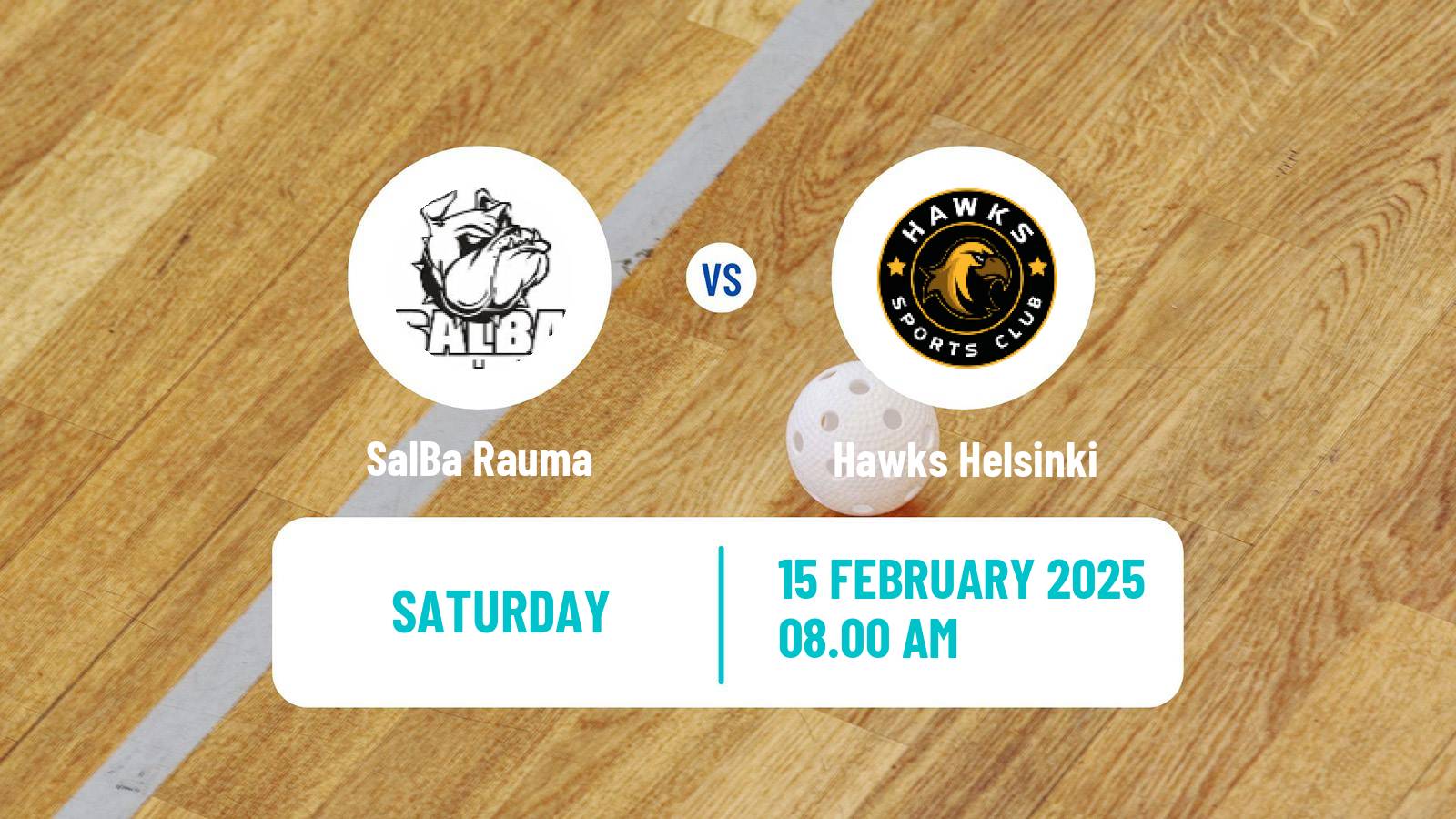 Floorball Finnish Divari SalBa Rauma - Hawks Helsinki