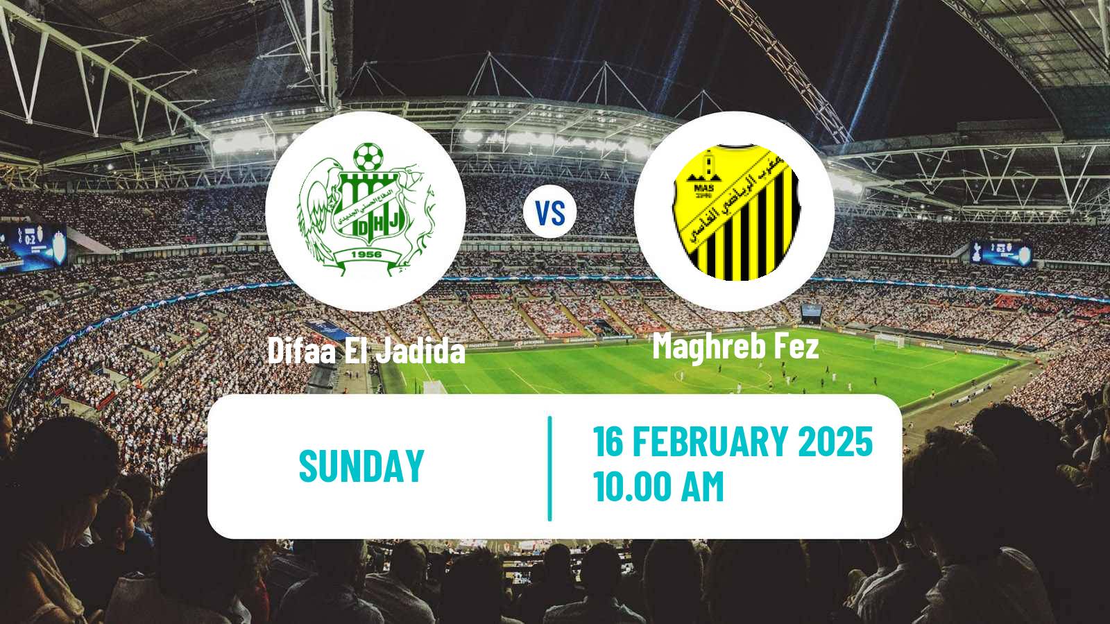 Soccer Moroccan Botola Difaa El Jadida - Maghreb Fez