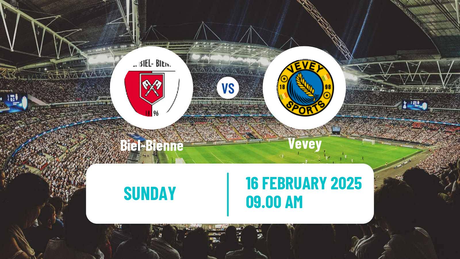 Soccer Swiss Promotion League Biel-Bienne - Vevey