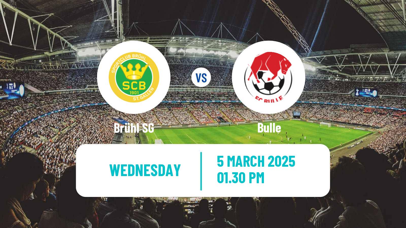 Soccer Swiss Promotion League Brühl - Bulle