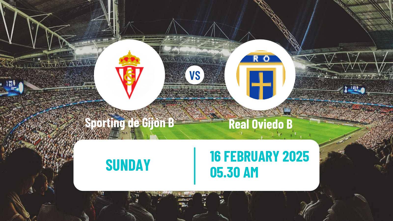 Soccer Spanish Tercera RFEF - Group 2 Sporting de Gijón B - Real Oviedo B