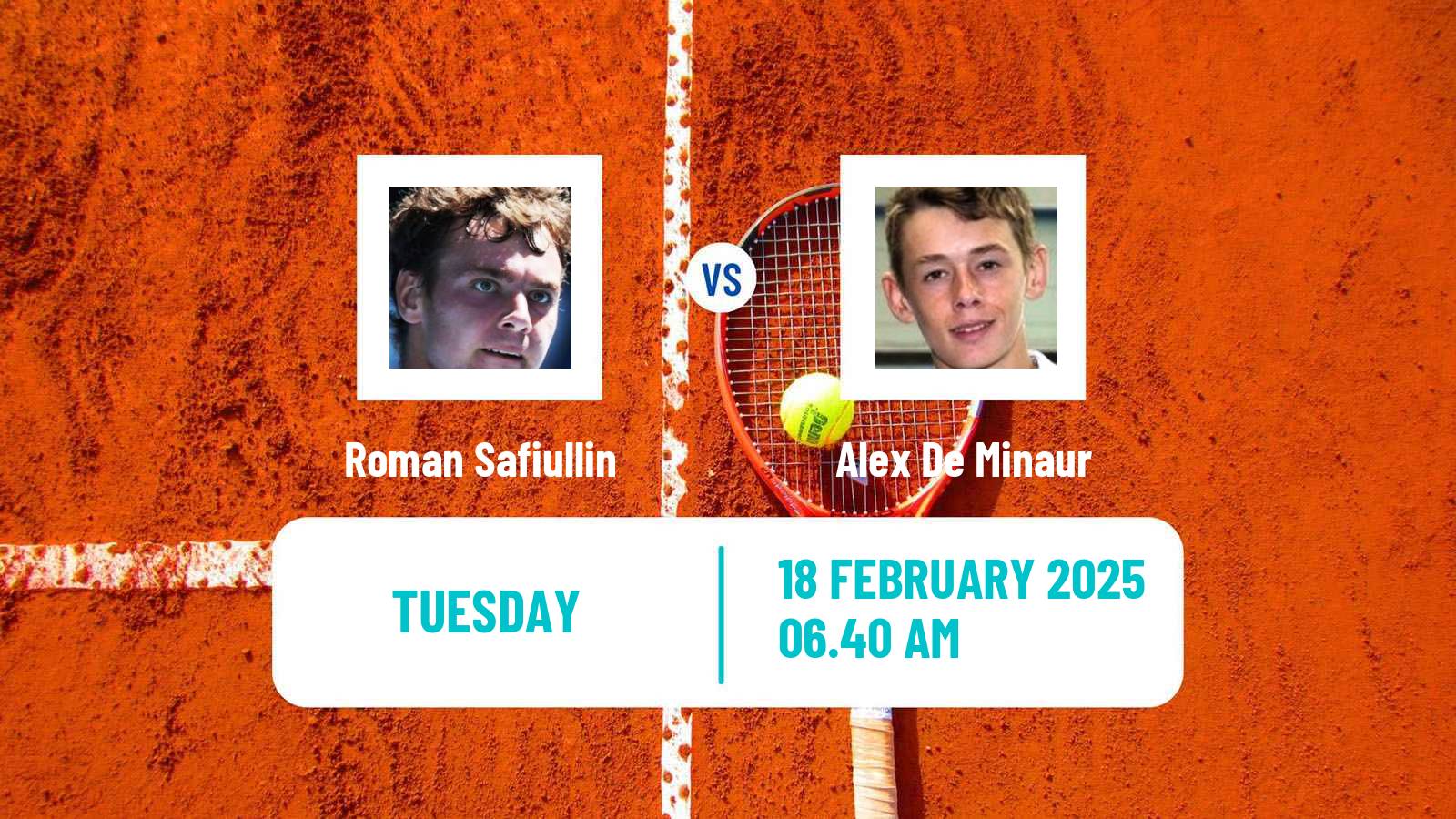 Tennis ATP Doha Roman Safiullin - Alex De Minaur