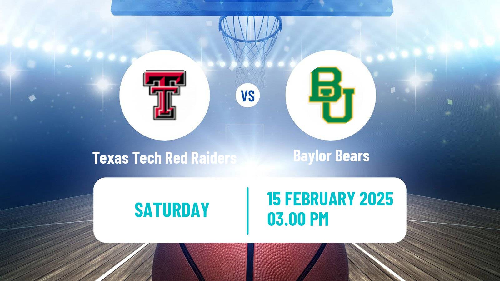Basketball NCAA College Basketball Women Texas Tech Red Raiders - Baylor Bears