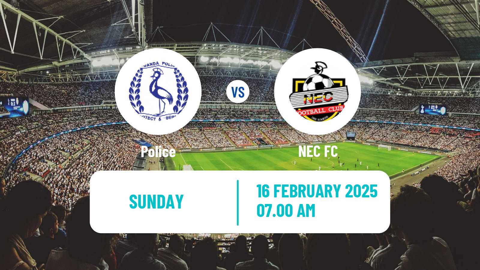 Soccer Ugandan Super League Police - NEC FC