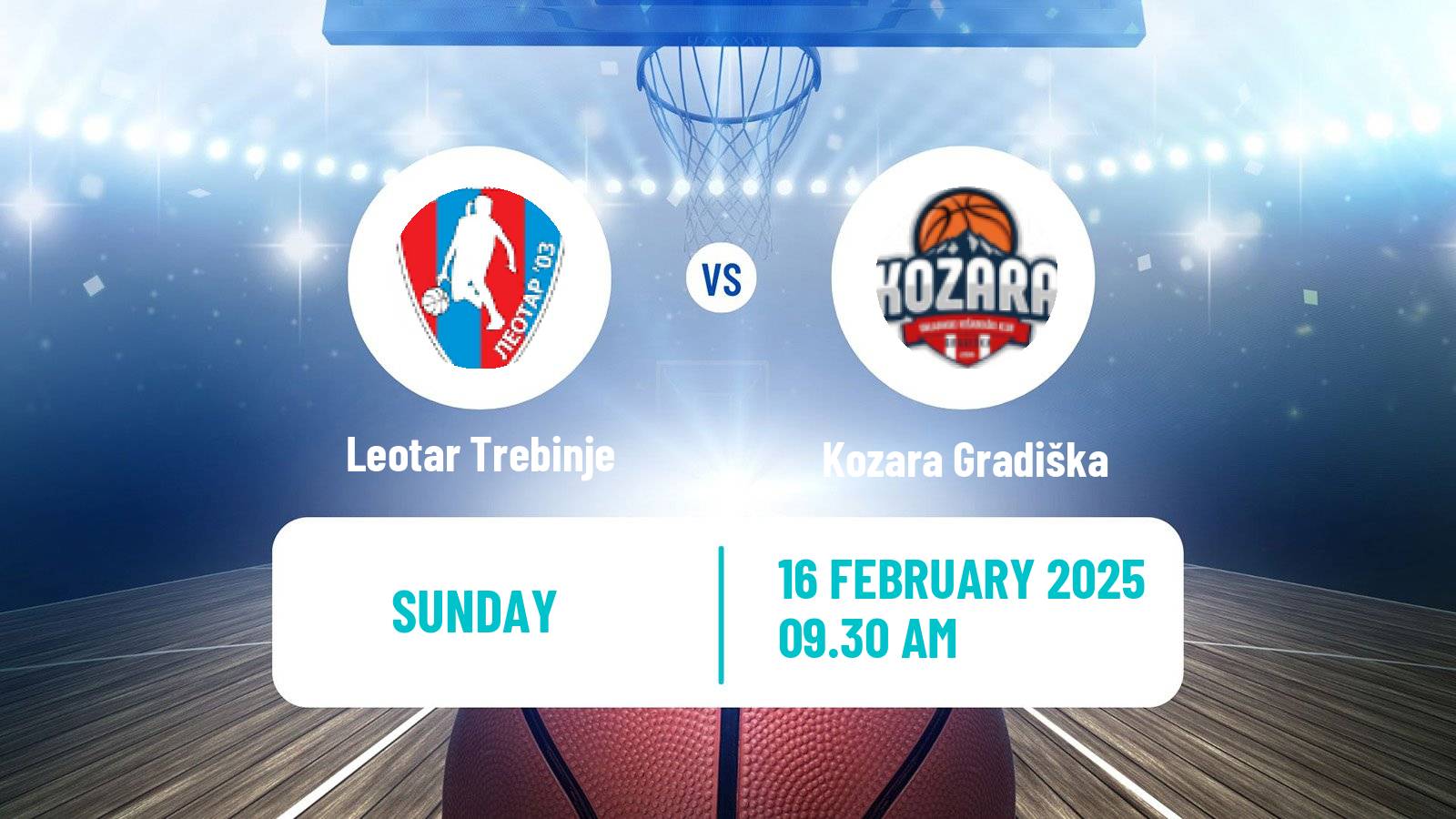 Basketball Bosnian Prvenstvo Basketball Women Leotar Trebinje - Kozara Gradiška