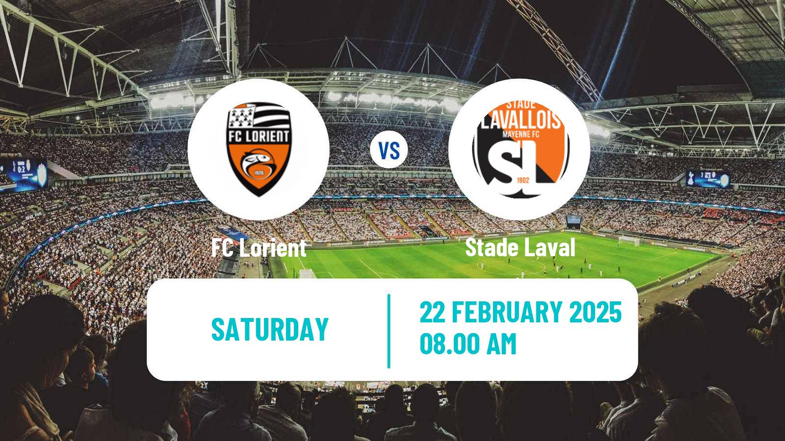 Soccer French Ligue 2 Lorient - Laval