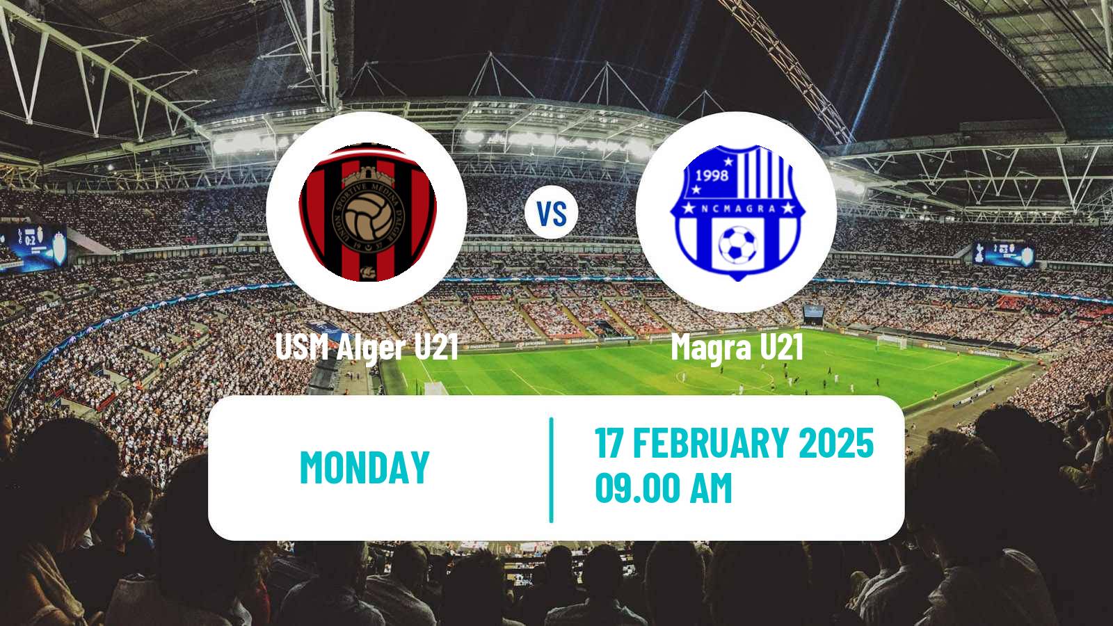 Football Algerian Ligue U21 USM Alger U21 - Magra U21
