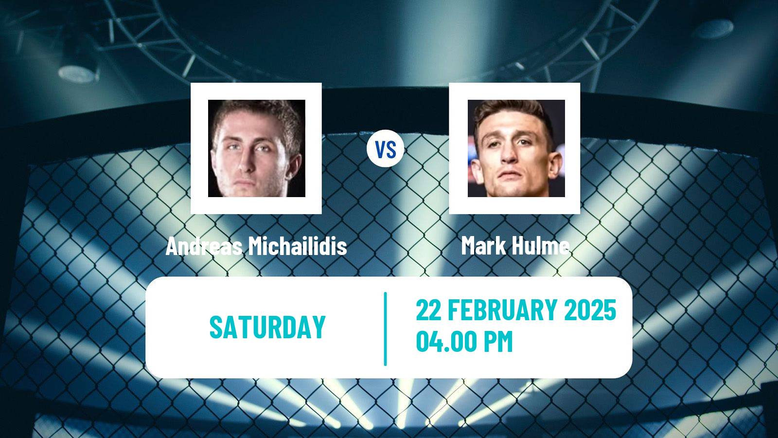 MMA Middleweight Tipsport Gamechanger Men Andreas Michailidis - Mark Hulme