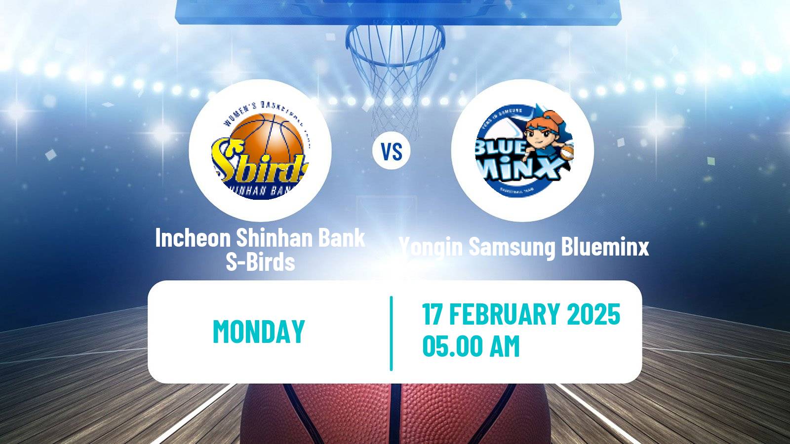 Basketball WKBL Incheon Shinhan Bank S-Birds - Yongin Samsung Blueminx