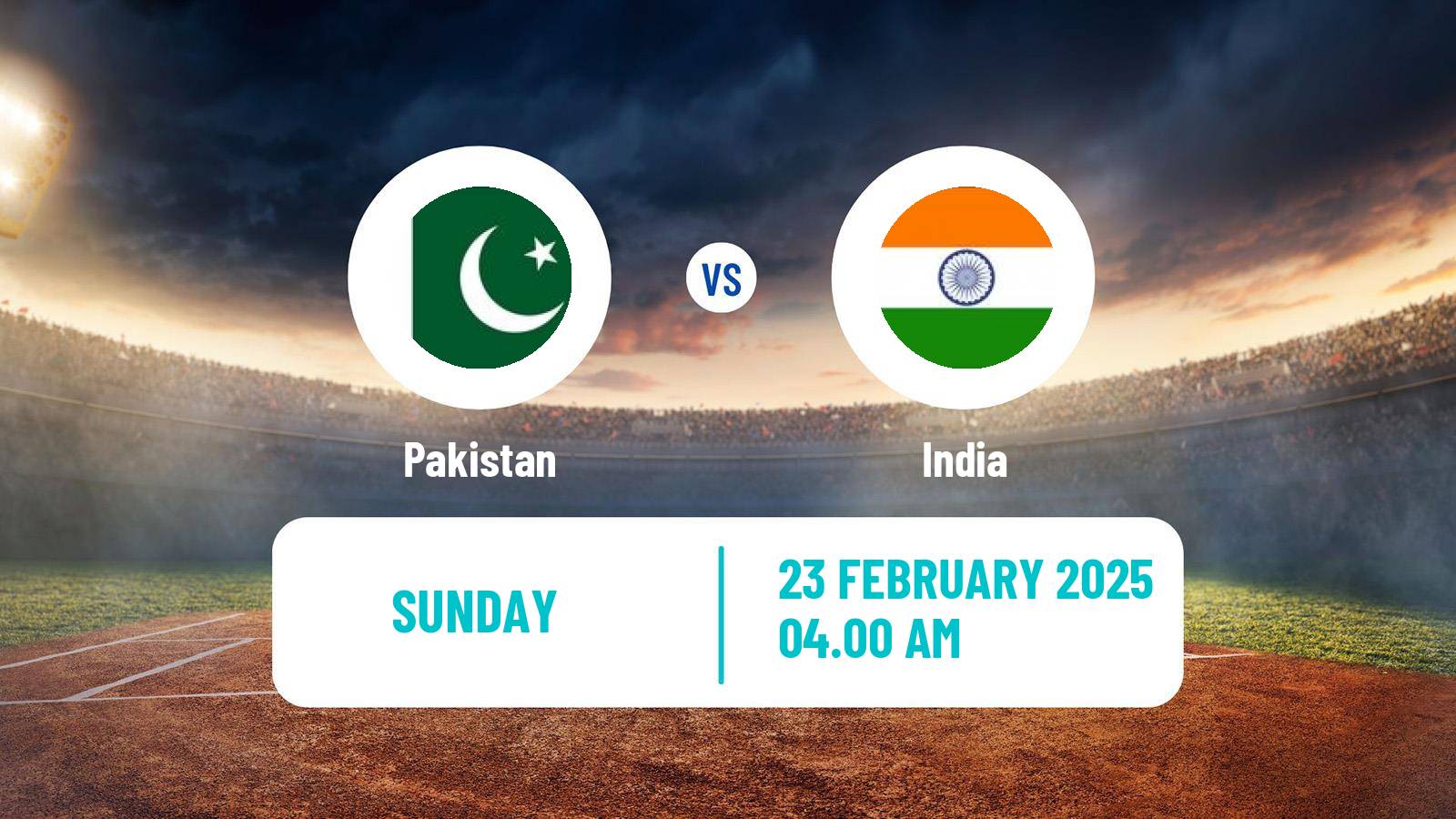 Cricket ICC Champions Trophy Pakistan - India