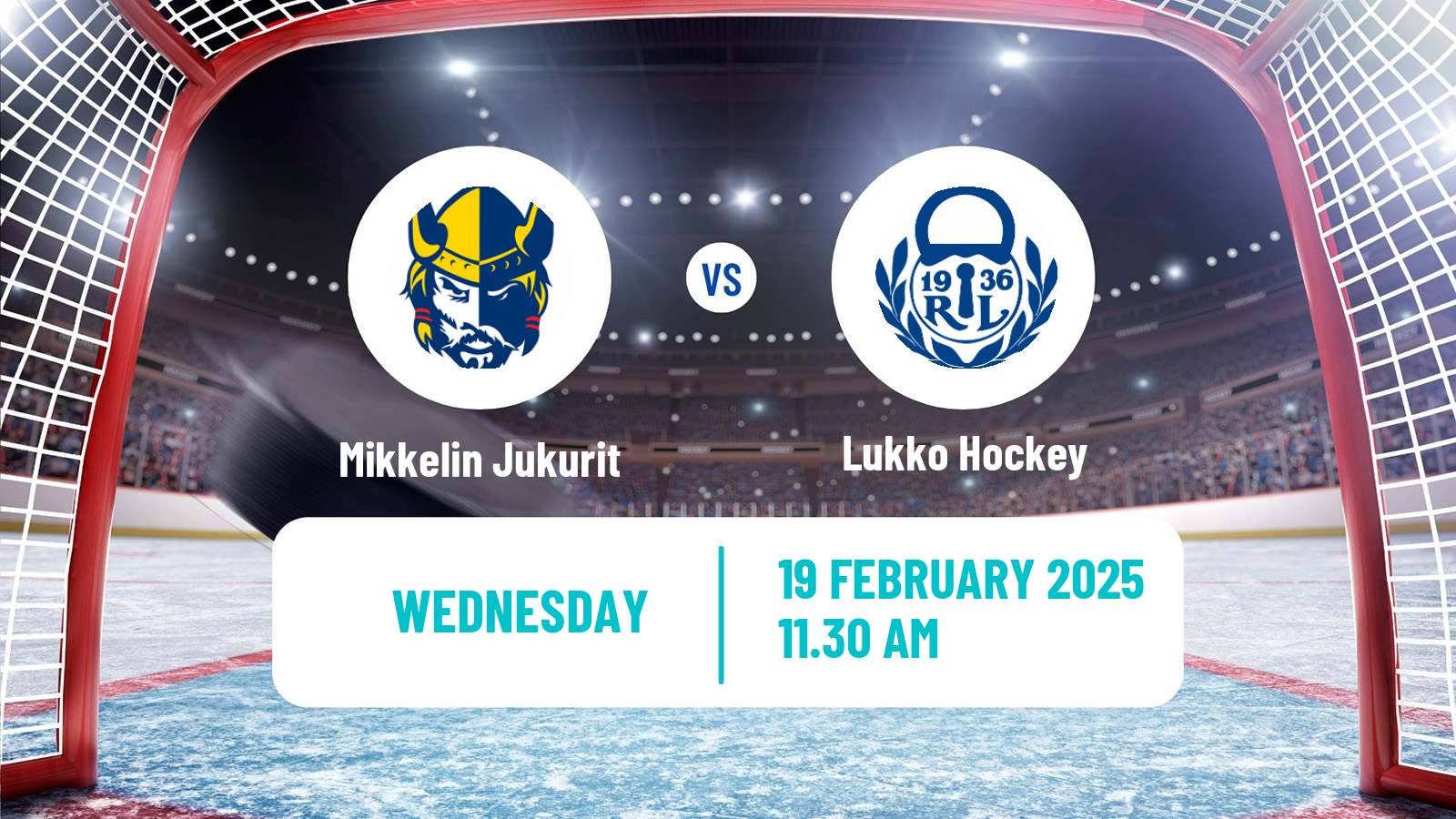 Hockey Finnish SM-liiga Mikkelin Jukurit - Lukko