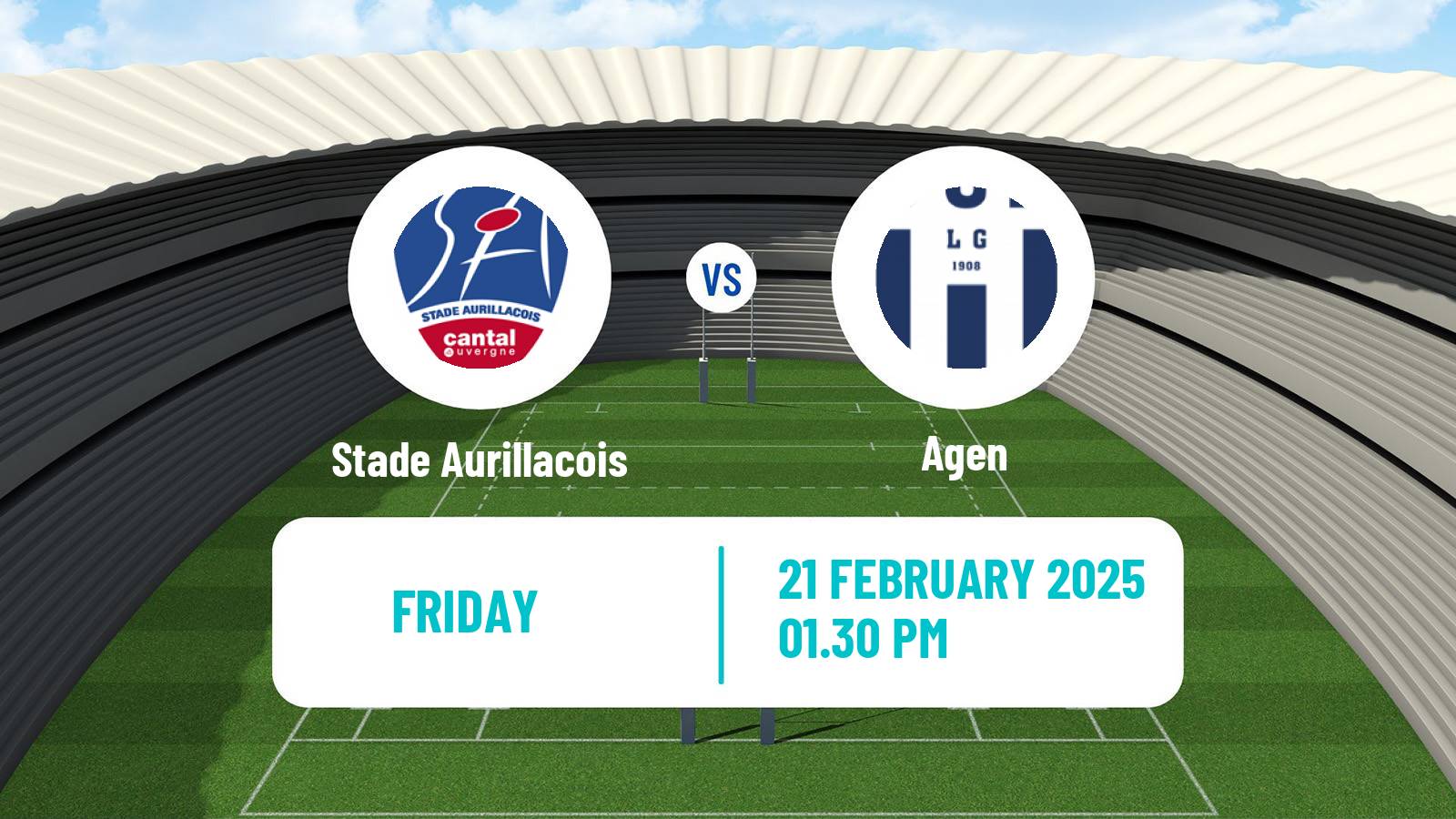 Rugby union French Pro D2 Stade Aurillacois - Agen