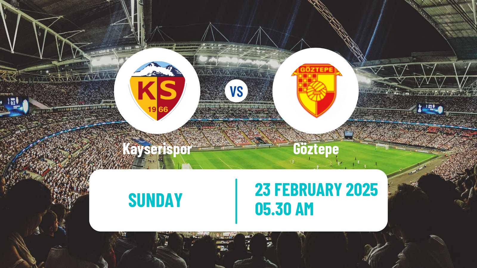 Football Turkish Super League Kayserispor - Göztepe