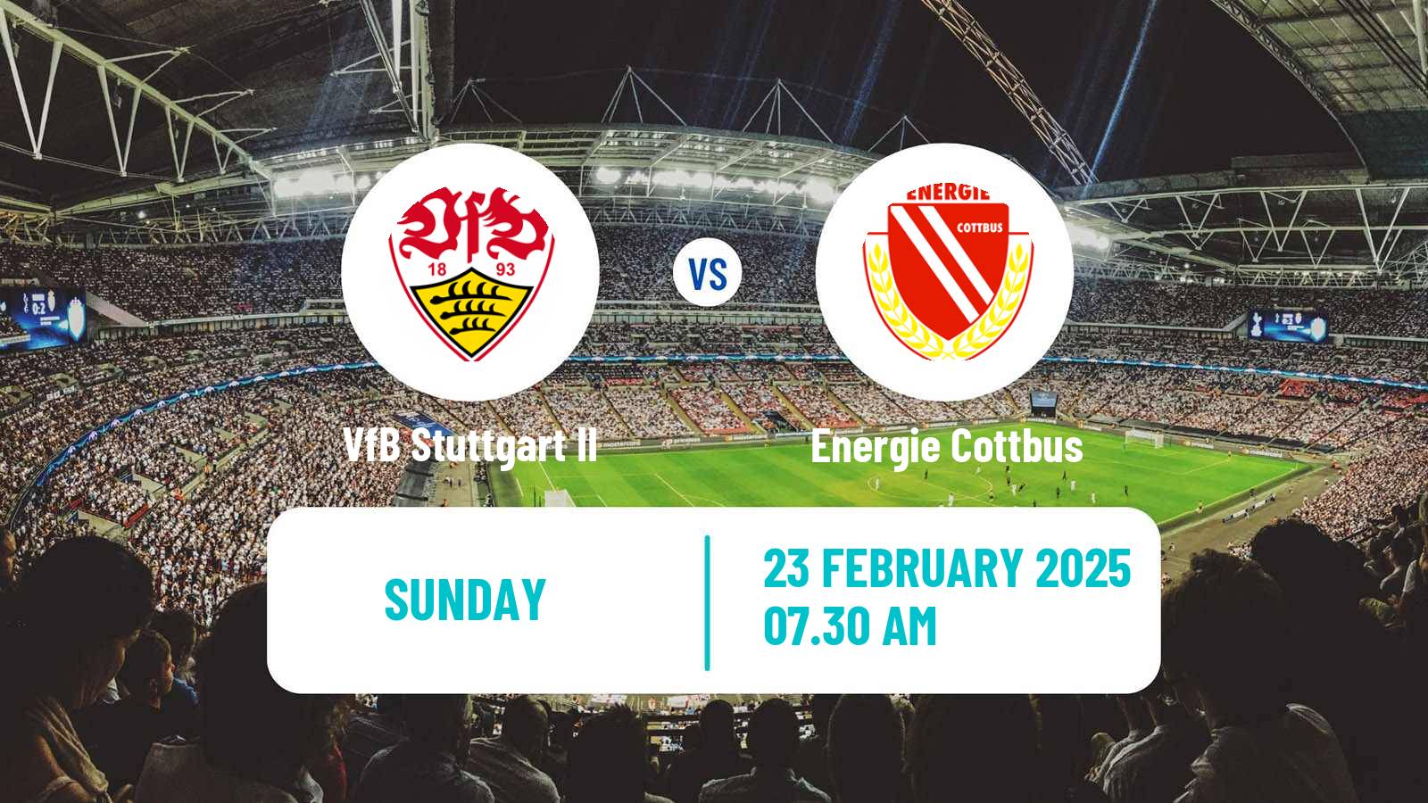 Soccer German 3 Bundesliga VfB Stuttgart II - Energie Cottbus