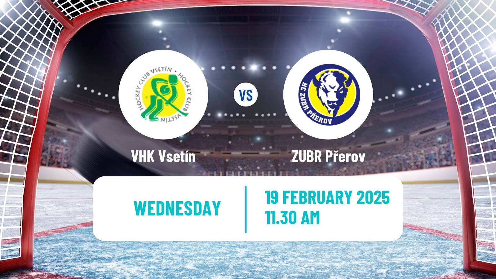 Hockey Czech Chance Liga Vsetín - ZUBR Přerov