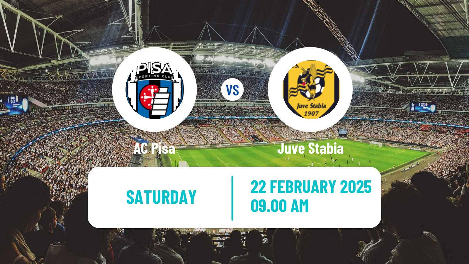 Football Italian Serie B Pisa - Juve Stabia