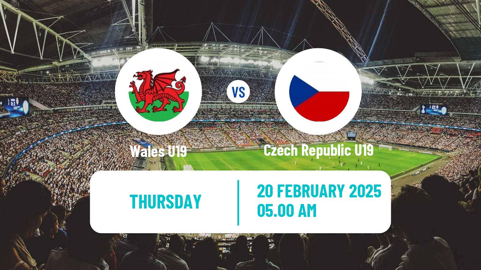 Soccer Friendly Wales U19 - Czech Republic U19