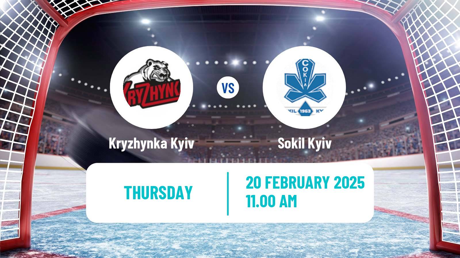 Hockey Ukrainian UHL Kryzhynka Kyiv - Sokil Kyiv