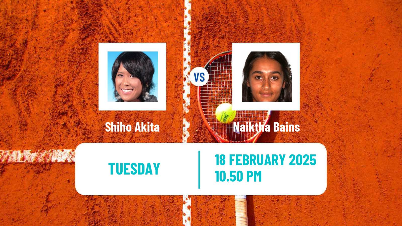 Tennis ITF W35 Burnie Women Shiho Akita - Naiktha Bains