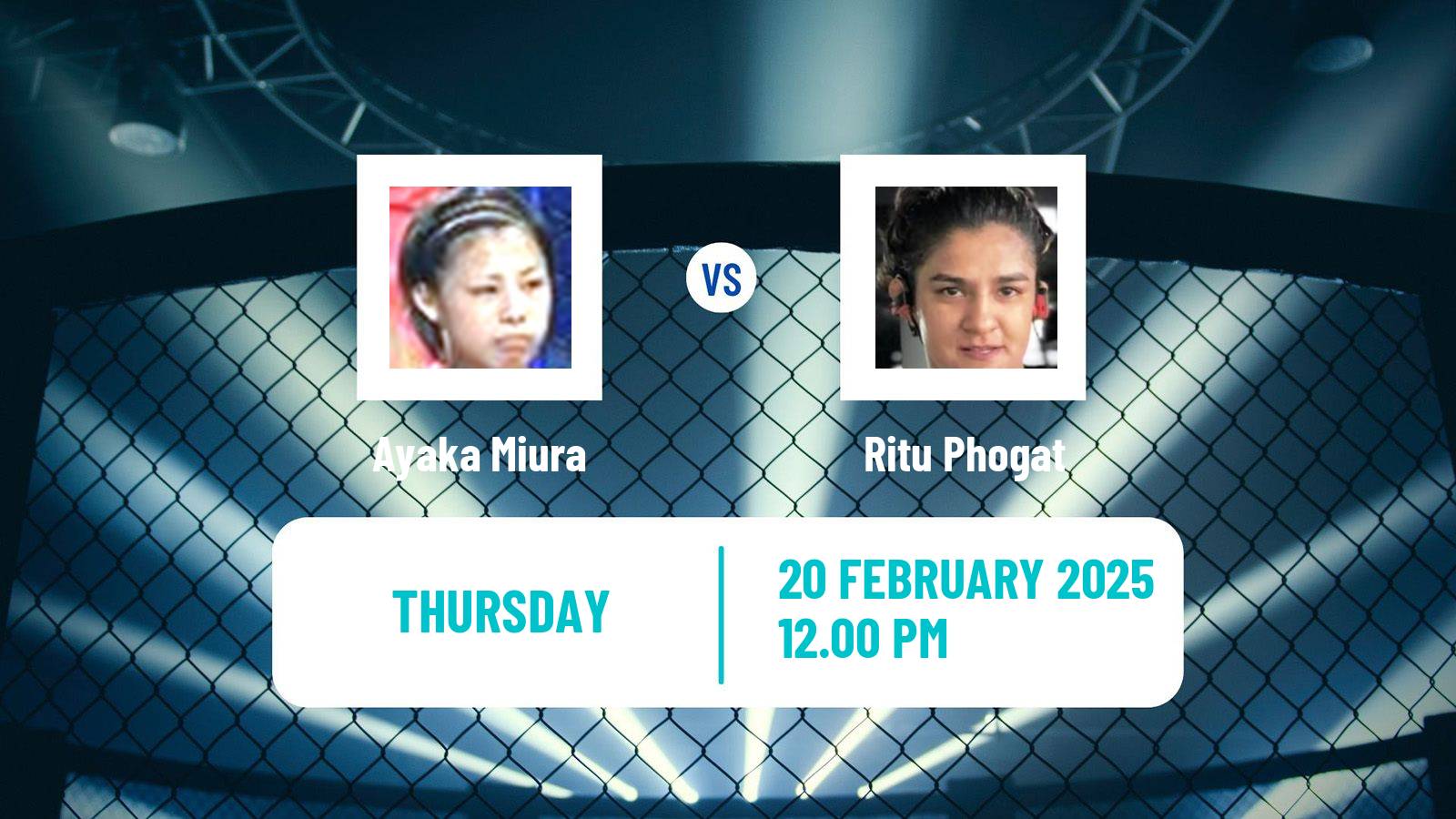 MMA Atomweight One Championship Women Ayaka Miura - Ritu Phogat