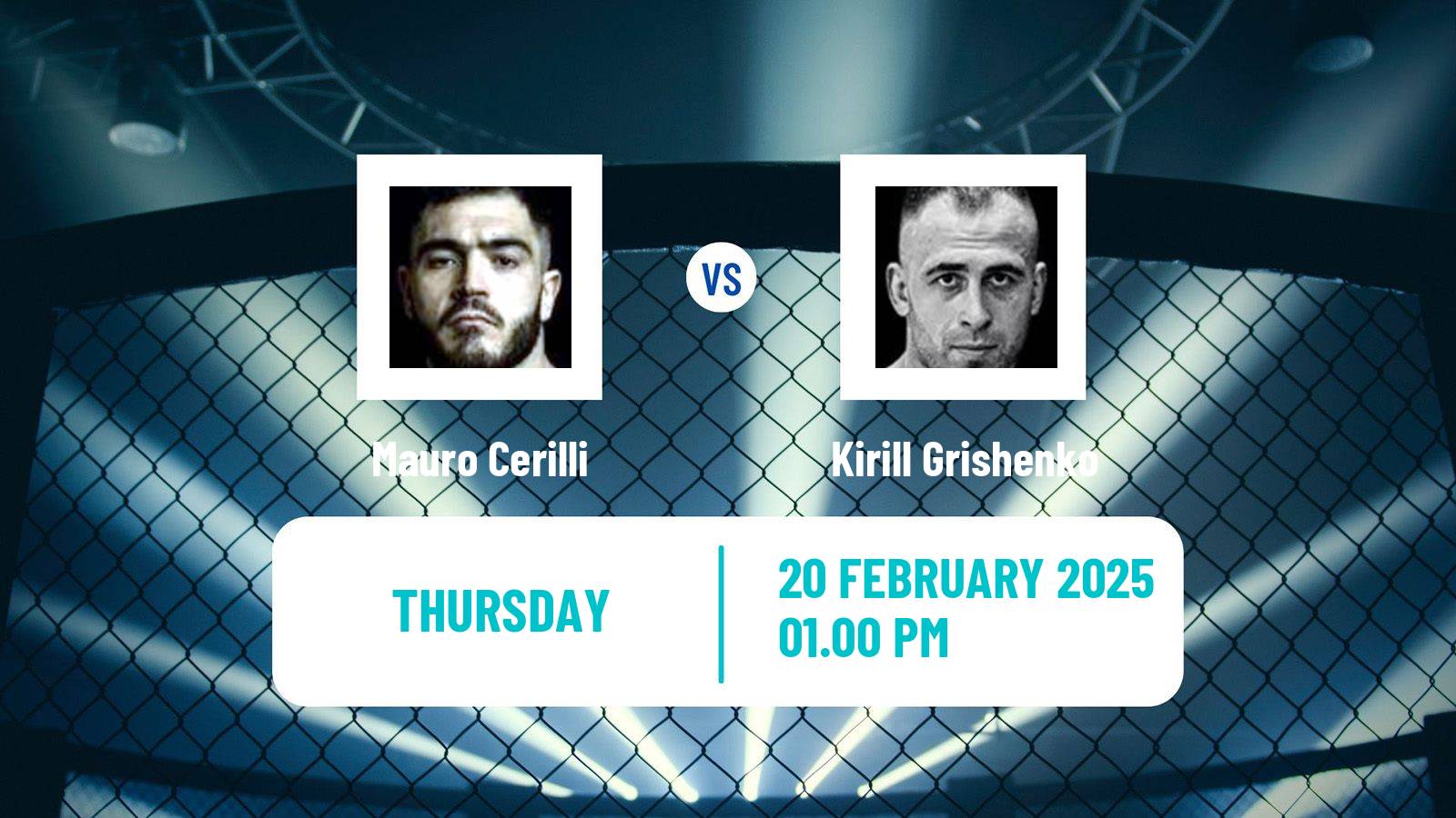 MMA Heavyweight One Championship Men Mauro Cerilli - Kirill Grishenko