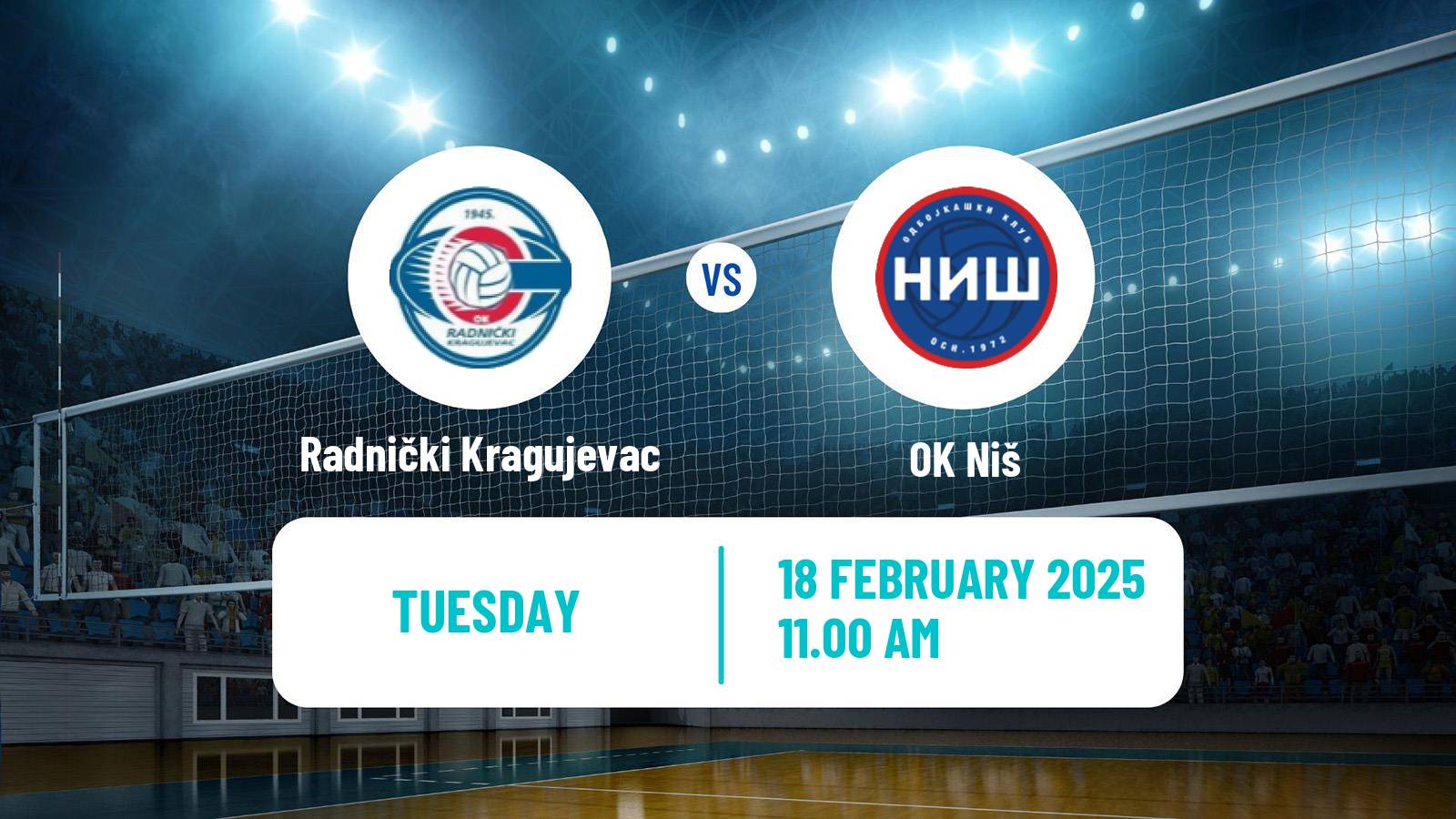 Volleyball Serbian Liga Volleyball Radnički Kragujevac - Niš