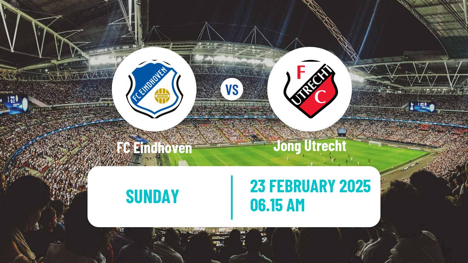 Football Dutch Eerste Divisie FC Eindhoven - Jong Utrecht