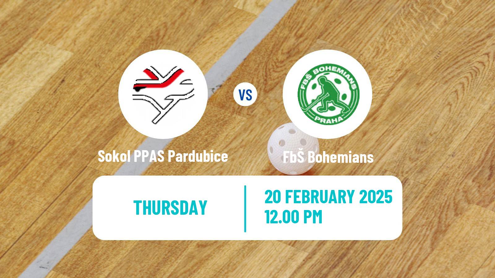 Floorball Czech Superliga Floorball Sokol PPAS Pardubice - FbŠ Bohemians