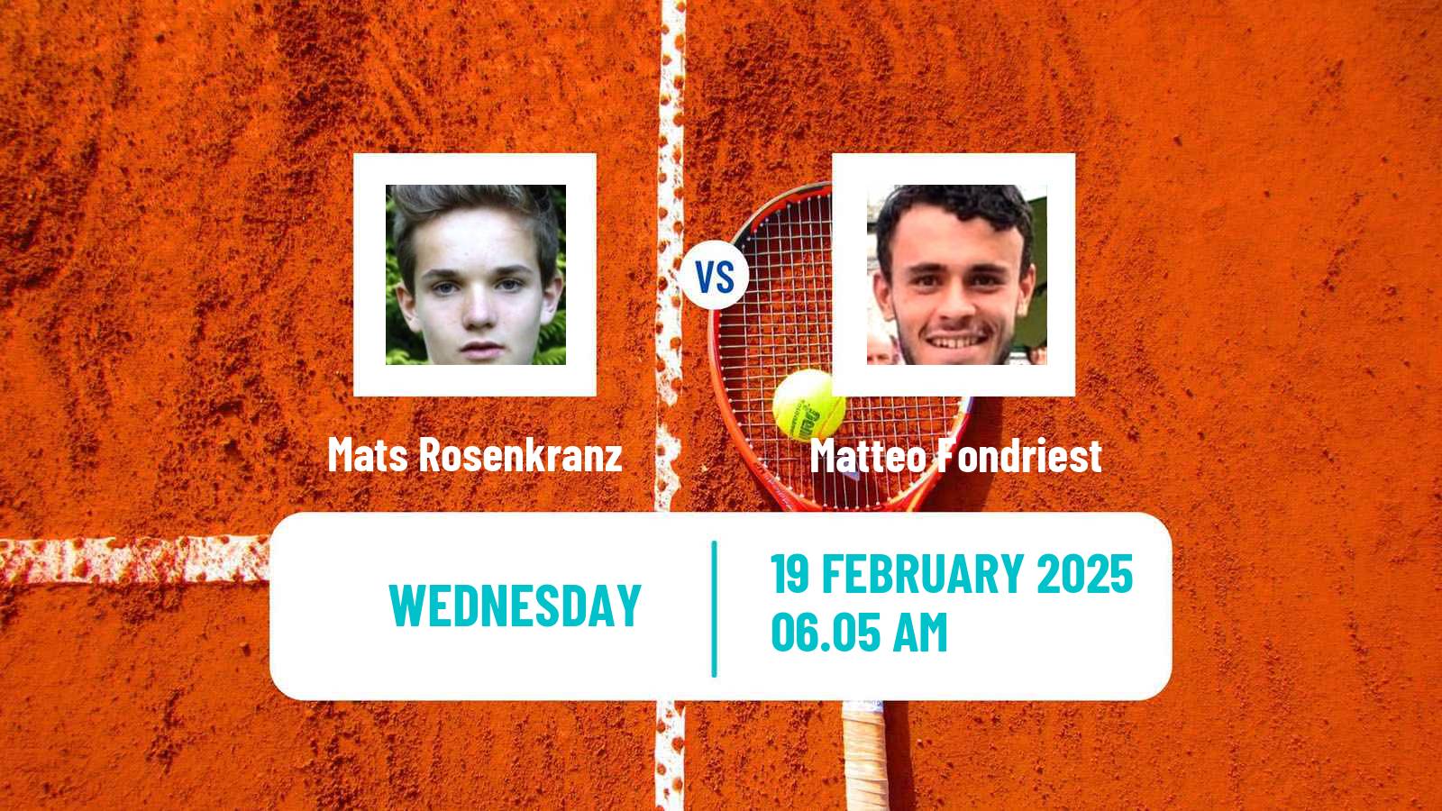 Tennis ITF M25 Trento Men Mats Rosenkranz - Matteo Fondriest