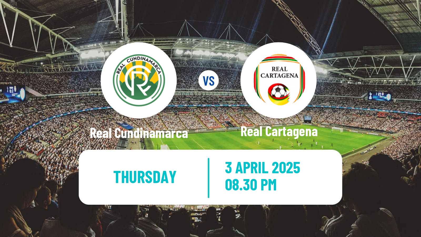 Soccer Colombian Primera B Real Cundinamarca - Real Cartagena
